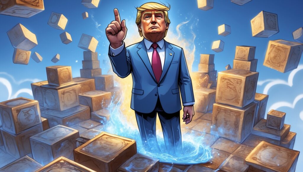 монета Trump